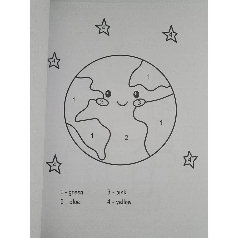 Space Coloring and Activity Book for Kids and Sketch Pad for Drawing NEW Puzzles